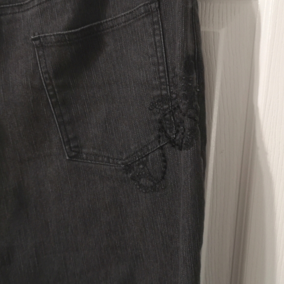 Size 12 Lana Lee Jeans with Black Beading - Picture 4 of 7
